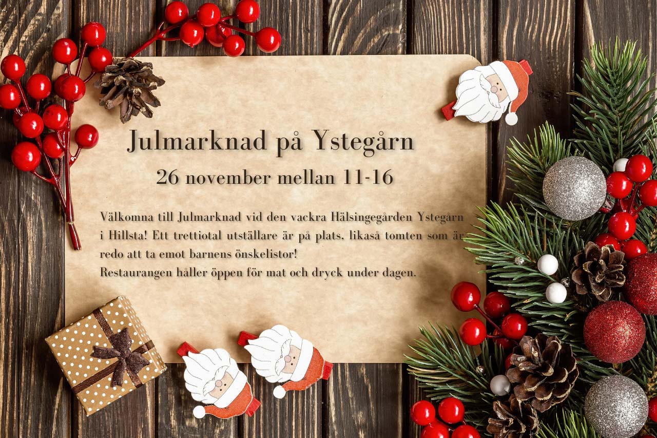 julmarknad ystegårn